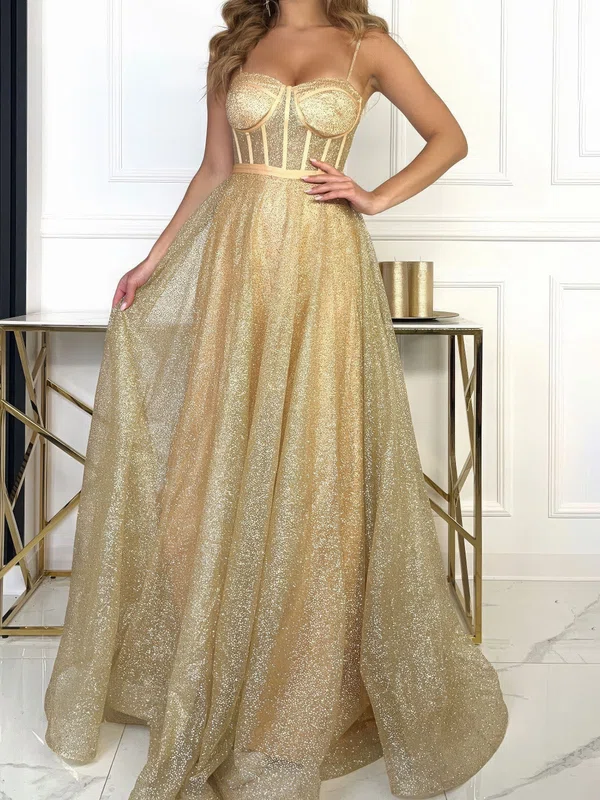 Ball Gown Sweetheart Tulle Floor-length Corset Prom Dresses #UKM020127661