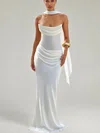 Sheath/Column Straight Chiffon Ruched Maxi Dresses PT02028874