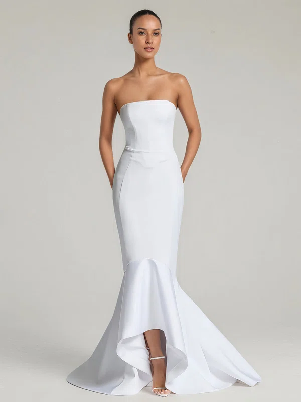Trumpet/Mermaid Straight Satin Maxi Dresses PT02028885