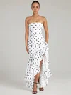 Sheath/Column Straight Asymmetrical Ruffles Maxi Dresses PT02028904